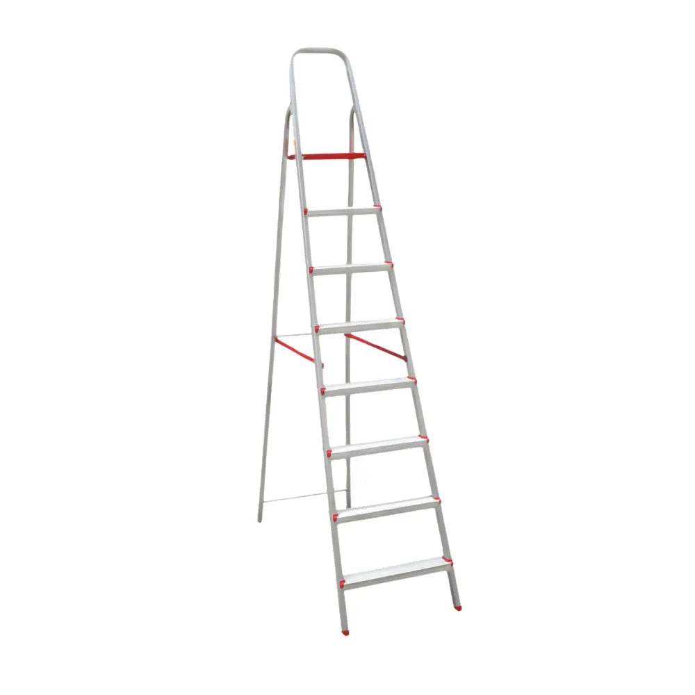 Escalera Tijera de Aluminio Doméstica 8 Peldaños 120 KG