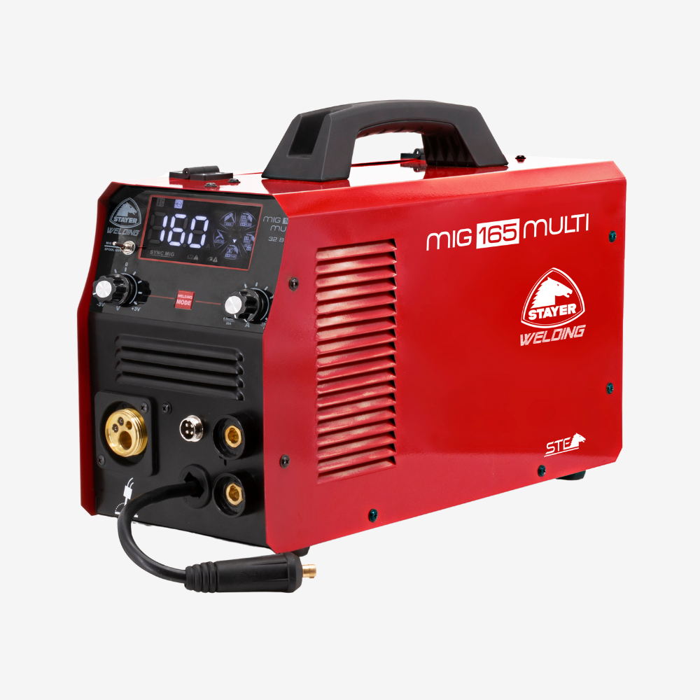 Soldadora Inverter STAYER MIG 165 Multi 160A 230V Comercial Grosver soldadora-inverter-stayer-mig-165-multi-160a-230v-comercial-grosver
