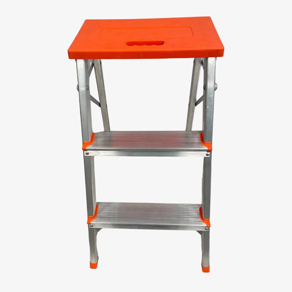 Escalera Tijera de Aluminio 3 Peldaños 120 KG