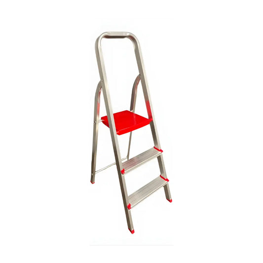 Escalera Tijera de Aluminio Doméstica 3 Peldaños 120 KG